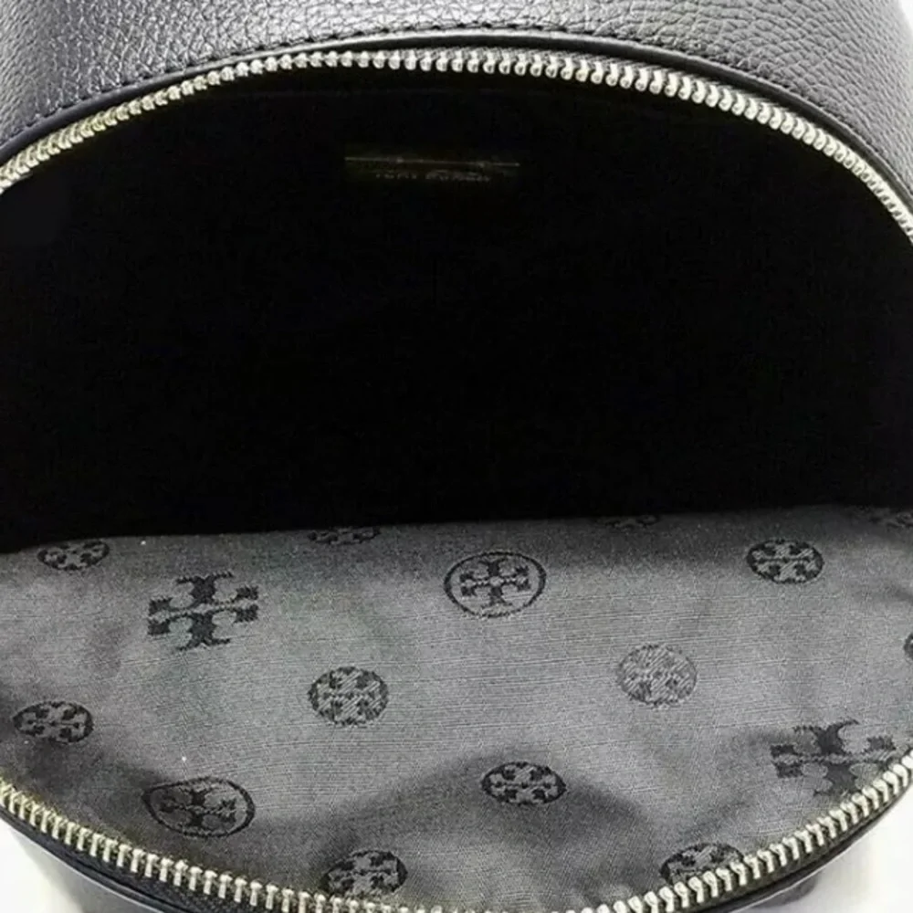 NWT! Tory Burch THEA Mini Pebble Leather Backpack Black Small Size -$395 - Picture 5 of 9